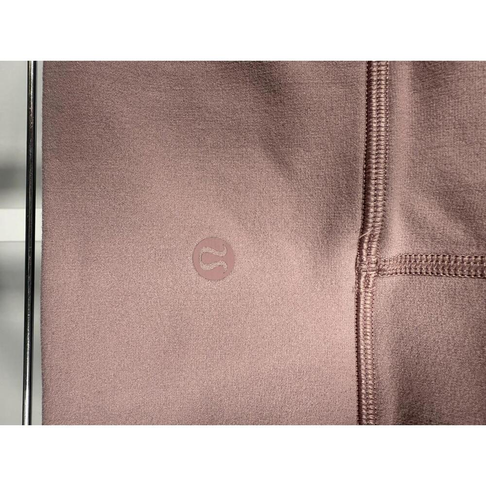 Lululemon Reveal Crop *Zen Expression Vintage Mauve Size 12 - Picture 5 of 11